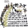 Poliția orașului WW2 Armată Soldați Cifre Pistole Arme Blocuri de construcție militare Accesorii Copii Diy Cărămizi Jucărie pentru băiat