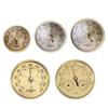 Vintage Barometer Weather Stations Instrument With Hygrometer Thermometers For Indoor and Outdoor Use Metal Frame