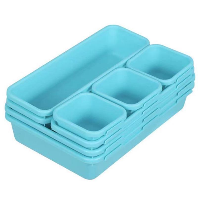 Home Furnishings Drawer Plastic Organizer Compartmentalized Combination Of 8 Sets Of Cosmetic Storage Desktop Organization