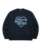 Mark Gonzales Heart Collection Graphic Knit - Navy