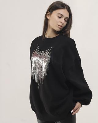 Moletom feminino Soul 31501 preto