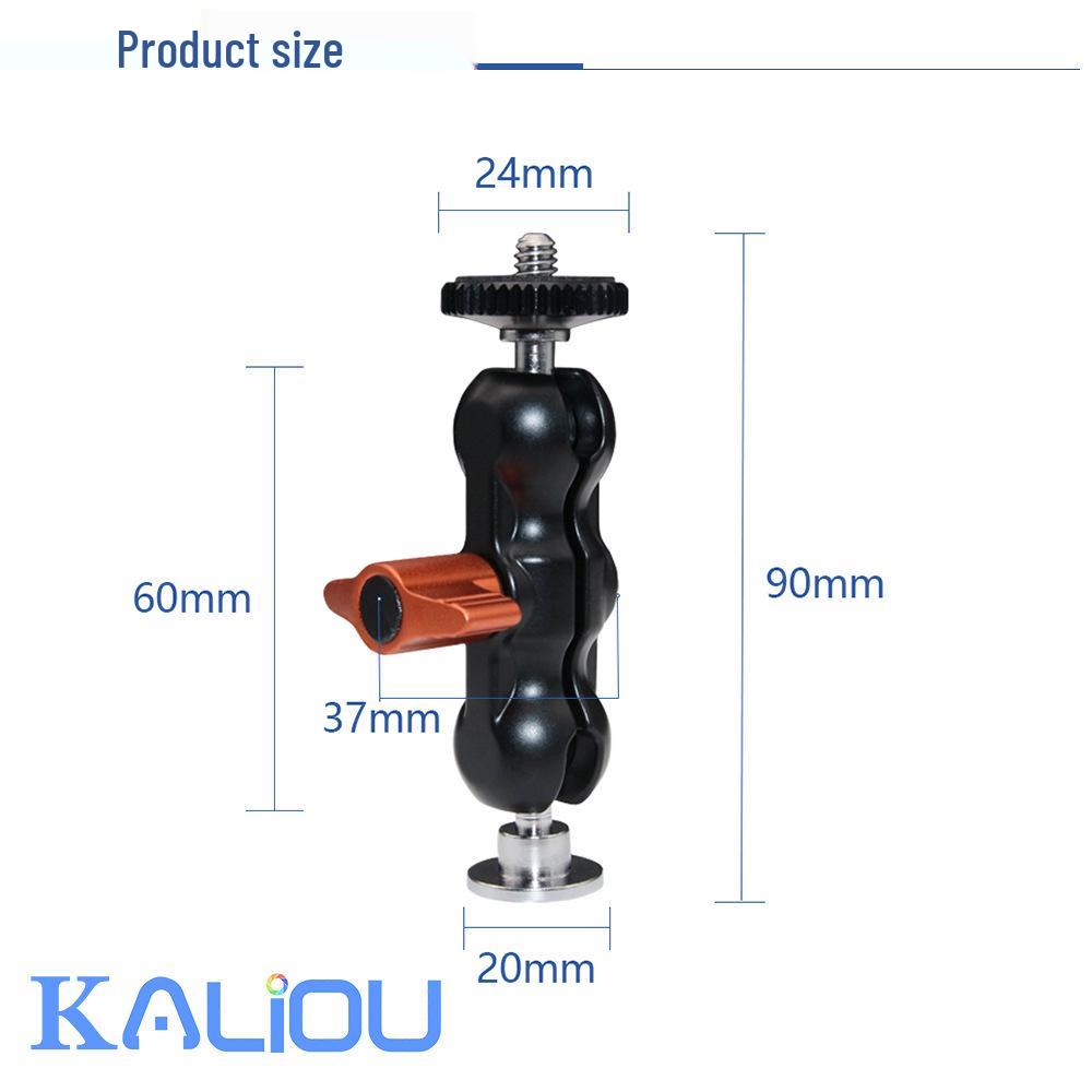 Doppelköpfiger Magic Arm Halter mit Blitzklemme