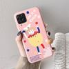 Case For Samsung A12 5G M12 F12 A 12 Cute Heart Flower Back Cover Soft Silicone Matte Protective Funda For Samsung Galaxy A12 5G