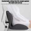 Ergonomic Seat Cushion with Lumbar Support, Breathable Office Chair Cushion for Back & Butt, High-Density Memory Foam Seat Pad for Car Home