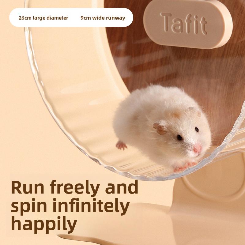 Hamster Loopwiel Ultra Stil Groot Ren Speelgoed voor Kooi Accessoire Geluidloos Metalen Spinner voor Klein Dier Fitness