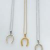 August Harmony Lucky Horseshoe Necklace / 3color