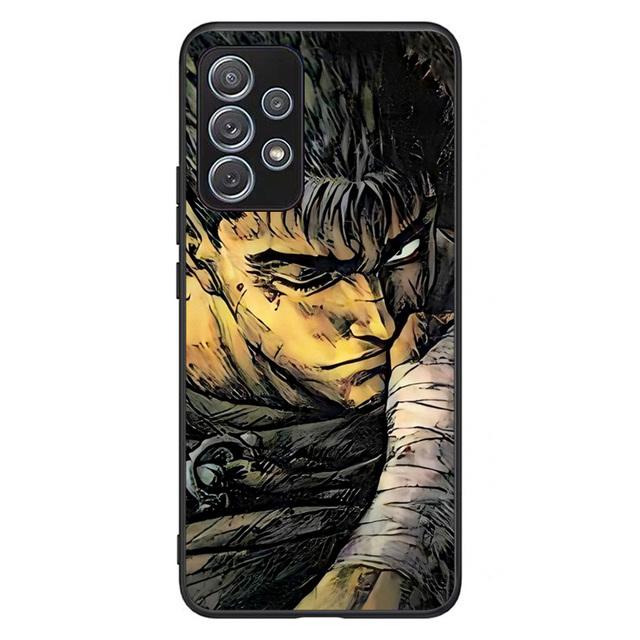 Berserk Guts Anime Phone Case For Samsung Galaxy A03s A10 A20 A21s A31 A40 A41 A42 A50 A51 A52 A70 A71 A72 A32 A82