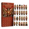 Countdown Calendar for Room 2026 Nutcracker Advent Calendar, 24-Day Acrylic Ornament Set with Classic Holiday Companion Toy Soldier Figures, Christmas