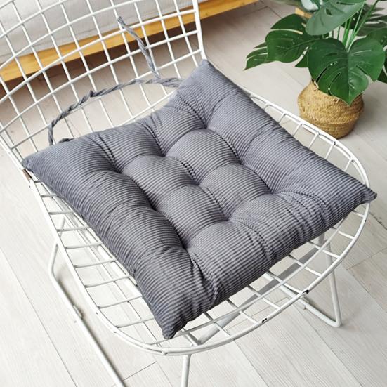 Seat Cushion High Rebound Comfortable Chair Pad Straps Design Chair Cushion for Household Car Office
