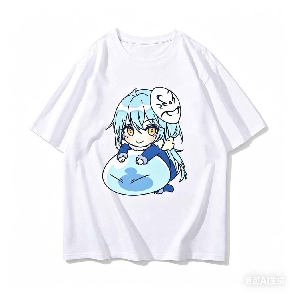 2026 That Time I Got Reincarnated as a Slime Personality T-shirt, New Model, Anime Clothing, Plus Size T-shirt