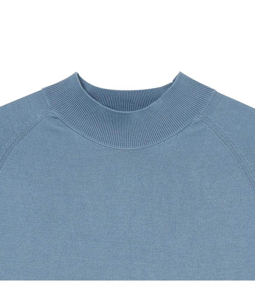IOLO Women'S Cape Mock Neck_Blue