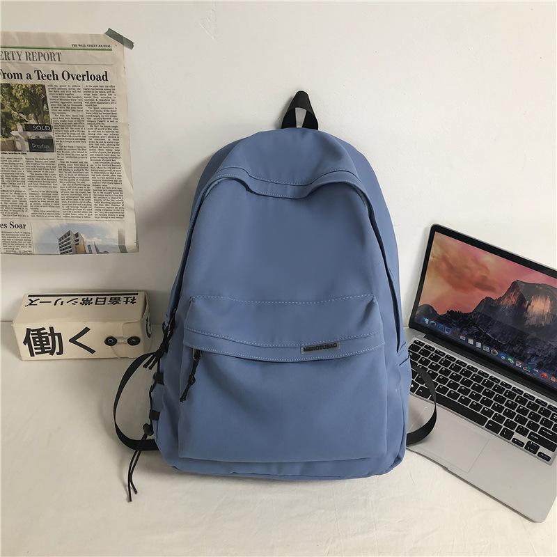 Backpack Men'S Simple Large-Capacity Travel Backpack Women'S Leisure Japanese Junior High School Student High School College Student Schoolbag Men