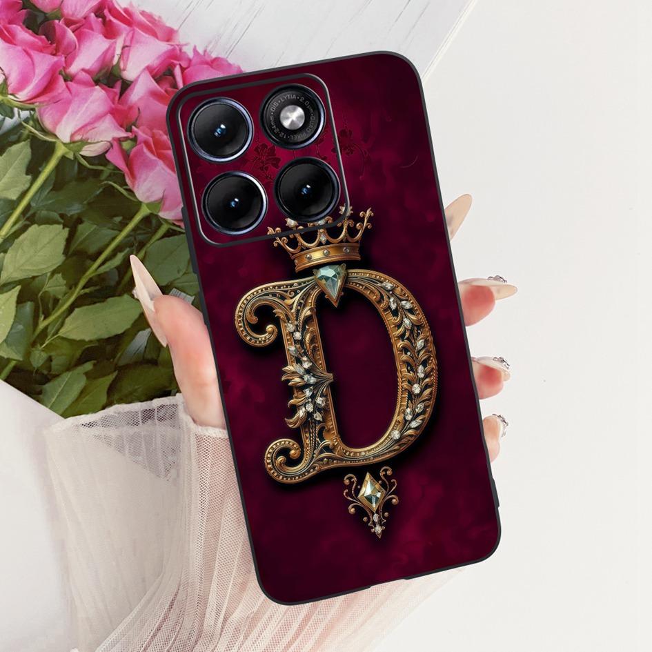 For Motorola Edge 70 Fusion 5G Case Popular Initial Letters Couple Silicone Soft Phone Cover For Motorola Edge 70 Fusion+ Fundas