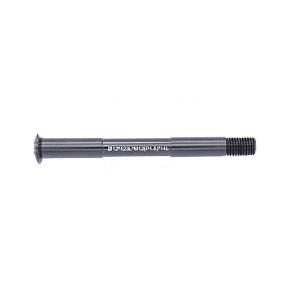 Front Through Axle 100 * 12mm-123mm M12 Black for Mountain Bike Road Bike