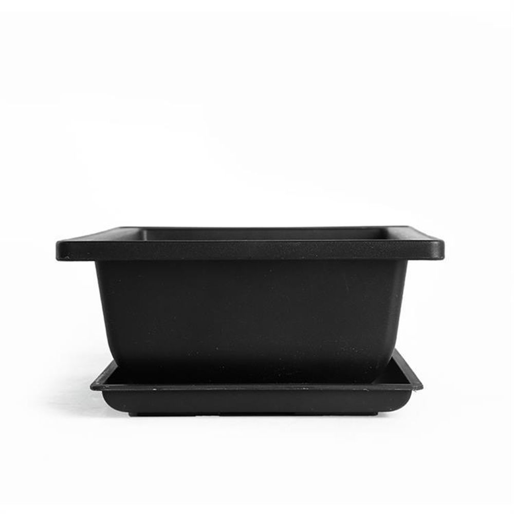 Plastic Planter Balcony Square Flower Pot Bonsai Plant Bowl Succulent Basin
