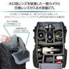 HAKUBA Kameratasche Ridge Rucksack 27 AZ Schwarz Leichtgewicht Großes Fassungsvermögen Linker und Rechter Seitenzugriff Kamera-Rucksack 4977187005110 GW-STANDARD