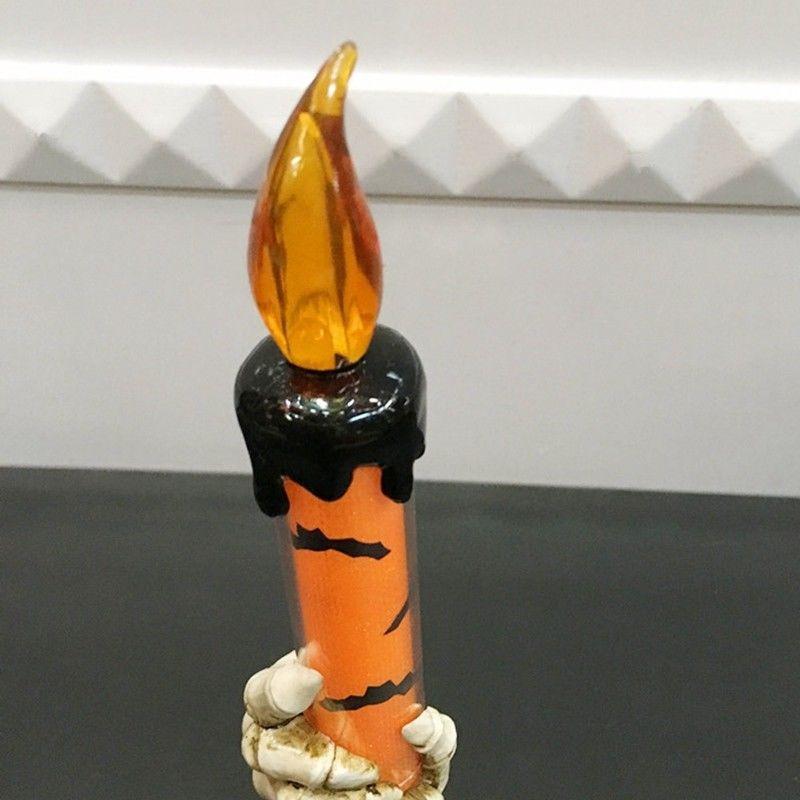Enchanting Halloween Skull Skeletal Hand Stand Led Candle Light For Party Decoration