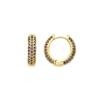 Luxenter Lesrat 18k Gold Finish Earrings