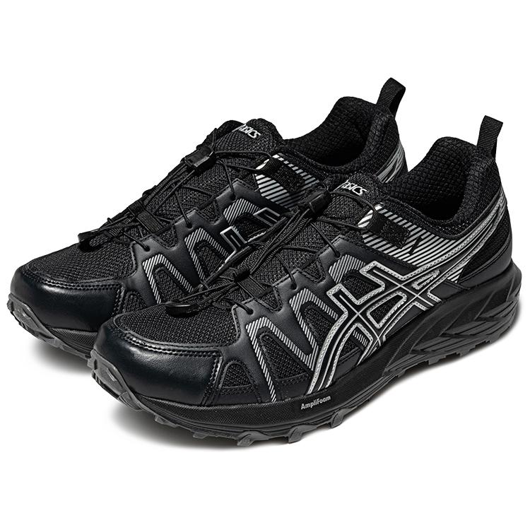 Asics GEL SONOMA FE Résistant à l'abrasion Respirant Adhérence Basse Chaussures de Randonnée Homme Baskets Argent Noir 1011B999-001
