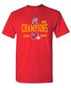 Chiefs Champions 2023 Kansas Super Bowl LVII T-Shirt AFC T-shirt Unisex T-Shirt