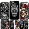 Schädel Dracula Vampir Fledermäuse Horror Handyhülle Abdeckung Für iPhone 17 Air 15 16 14 13 12 Pro Max 11 Pro Max Plus Hülle
