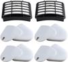2 HEPA + 4 Foam & Felt Filters Compatible with Shark Navigator Lift-Away Deluex NV350, NV351, NV352, NV355, NV356E, NV357, NV360, NV370, NV391, UV440