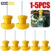 1-5Pcs Fruit Plastic Drosophila Catcher Pest Insect Control Fly Trap Killer Cover For Home Farm Orchard