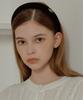 Anoetic Volume Satin Velvet Hairband - Black