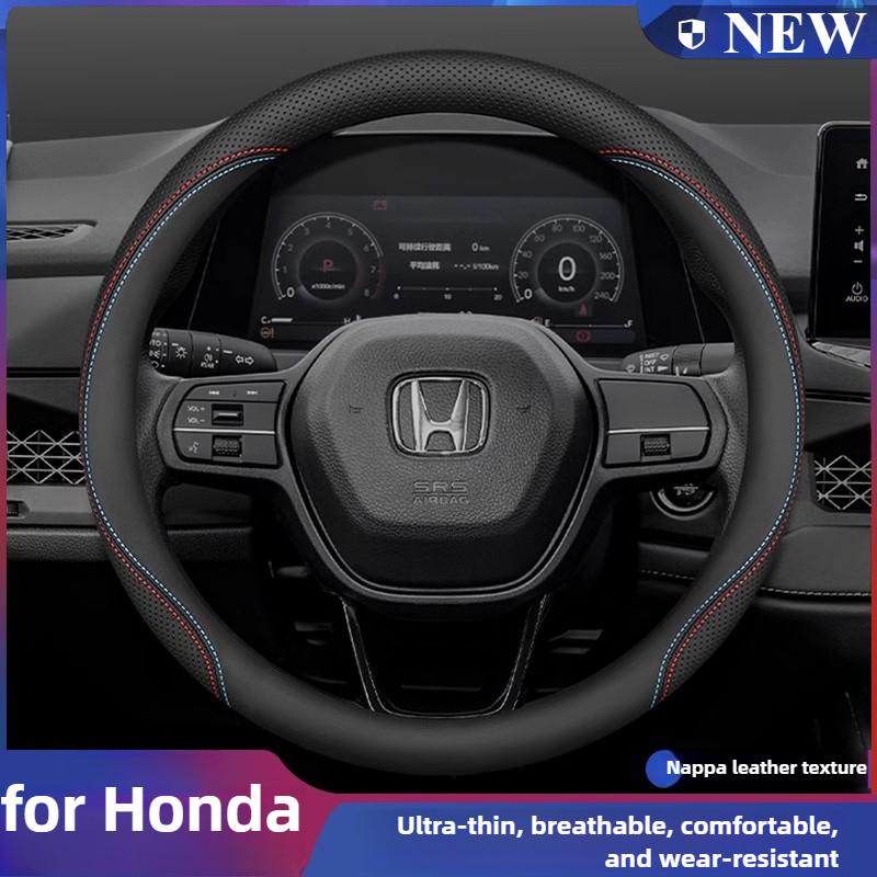 Leder Auto Lenkradabdeckung für Honda Civic Accord HRV ZRV CRV City Pilot Prologue Passport 2023 2024 2025 2026 Zubehör