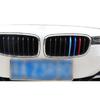 For BMW 3-Series F30 2013- Front Center Mesh Grille Grill Strip Trim 3PCS