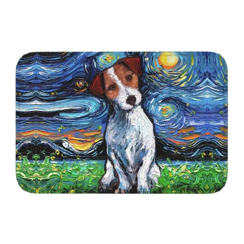 Custom Red Cocker Spaniel Starry Night Doormat Non-Slip Entrance Bath Kitchen Floor Door Mat Pet Dog Lover Toilet Carpet Rug