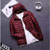 Cotton-padded Light Feather Cotton Hooded Men's Short Youth Large Size Winter Stand-up Neck Cotton-padded Jacket