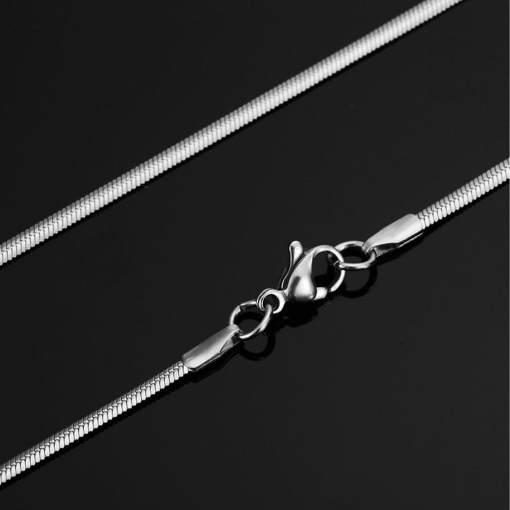 2MM 50-60 CM Edelstahlkette Schlangenkette Gold/Silber Farbe Nicht verblassende Halskette für Männer und Frauen