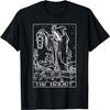 The Hermit Tarot Card Gothic Halloween Grim Reaper Occult T-Shirt