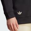 adidas Originals Adicolor Neuclassics Sweater Three Stripes Color Block High Neck Loose Fit Sports Long Sleeve Sweatshirt Women Sweater Black IM1817