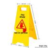 Yi Jia Le A-Rahmen Hinweistafel: Vorsicht Nasser Boden, Parken Verboten, Verdicktes Freistehendes Schild für Einkaufszentren & Krankenhäuser