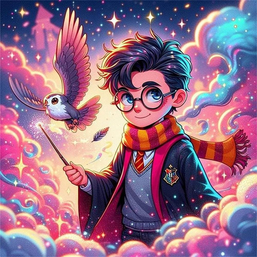 Harry Potter Toverkunst School Zweinstein Diamant Schilderen Kruissteek Set 5D DIY Kunst Mozaïek Borduurwerk Huis Decoratie Handwerk Cadeau