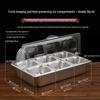 Stainless Steel Rectangular Buffet Display Tray with Lid