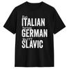 Unisex Eat Italian Drive GerUnisex Marry Slavic TShirts Cotton Tees Beach YK Short Sleeve TShirt ONeck Harajuku Casual Tee Shirt