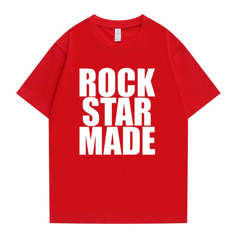 Rock Star Made Playboi Carti Graphic Tshirt Rap Merch 2024 Music Concert Merch Opium Print T-shirt Men Hip Hop Oversized T Shirt