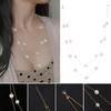 Lady Long Multilayer Sweater Chain Pearl Necklace Pendant Jewelry