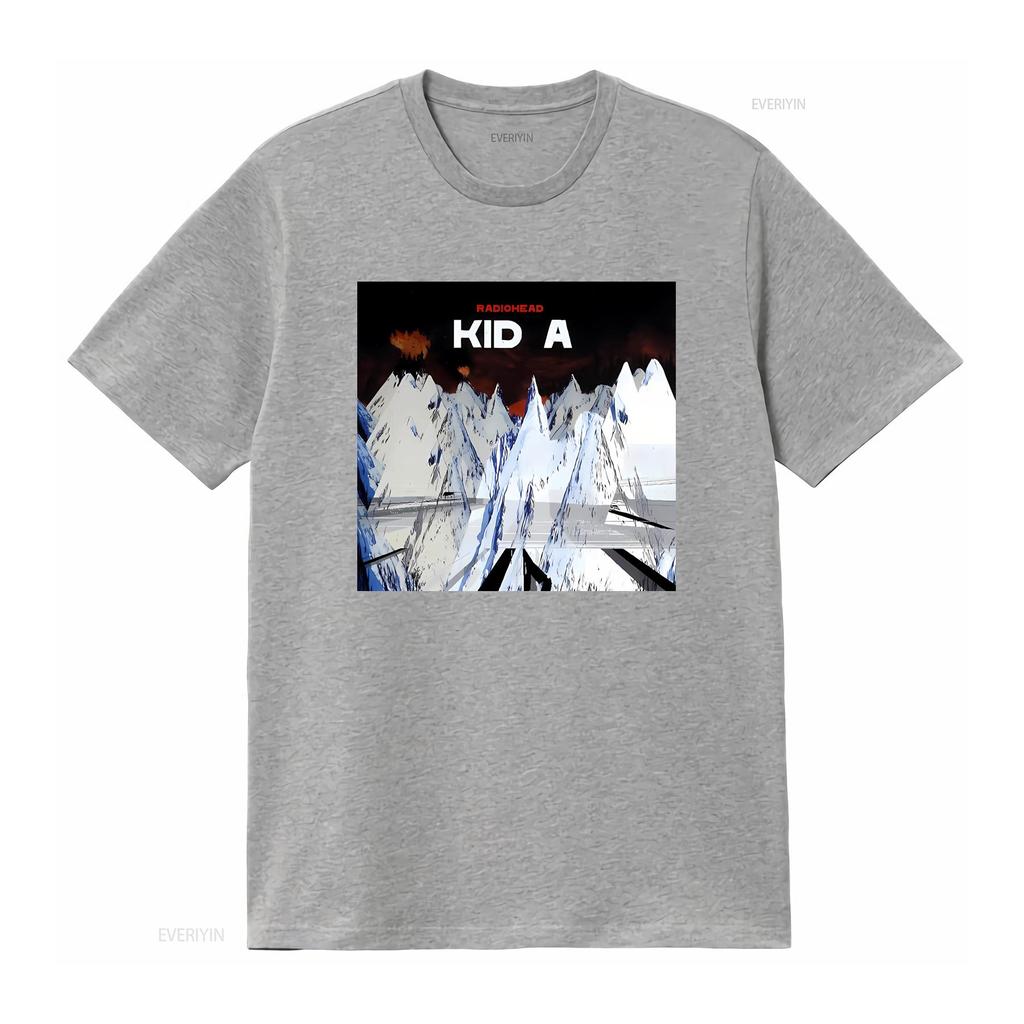 Radiohead Kid A Tričko Kapela Hudba Alternativní Rock Oblečení Koncertní Merch vintage Vypraný grafický streetwear Pohodlné