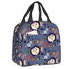 Halloween Horrorfilm Coraline Isolierte Lunchtasche für Frauen Tragbare Kühltasche Thermische Lebensmittel-Lunchbox Outdoor Camping Reise