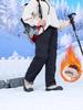 Boys' Winter Fleece-Lined Cotton Pants: Windproof, Warm, Water-Repellent Loose Sports Pants