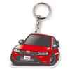 Jeep Center CIVIC TypeR 6e Generatie Auto Acryl Sleutelhanger Honda Gelicentieerd Product, frame rood