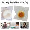 White Steamed Bun Squeeze Toy Stress Relief Slow Rising Egg Yolk Puff Sensory Toy Soft Stress Ball Stretchy Simulated Food Pinch Fidget Toy