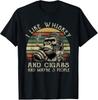 Ik Houd Van Whiskey En Sigaren En Misschien 3 Mensen Apen T-shirt