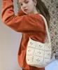 Slowslowly Lily Punching Handmade Crochet Bucket Bag _ Cream