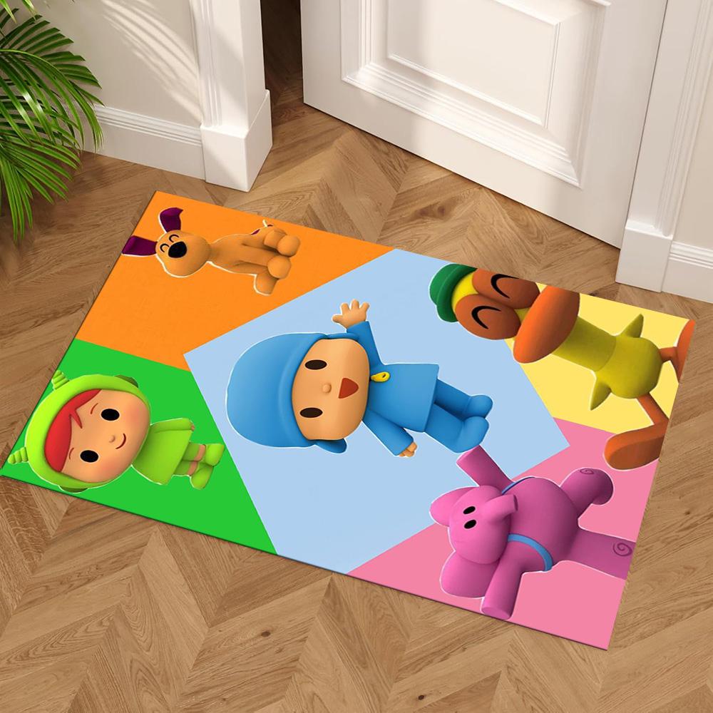 Pocoyo Teppich Geeignet für Wohnheime Wohnzimmer Spielzimmer Flur Rutschfester Teppich Büros Dekorieren Perfektes Geschenk für Freunde & Familie