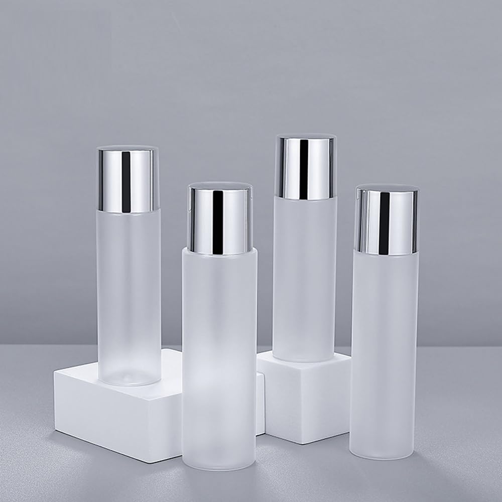 Travel Small Set of 4 [Shinwa Hiroba] Bottles, Cosmetics, Lotion, Refills, Containers, Cases, Travel, Portable, Transparent, Clear, 200ml,